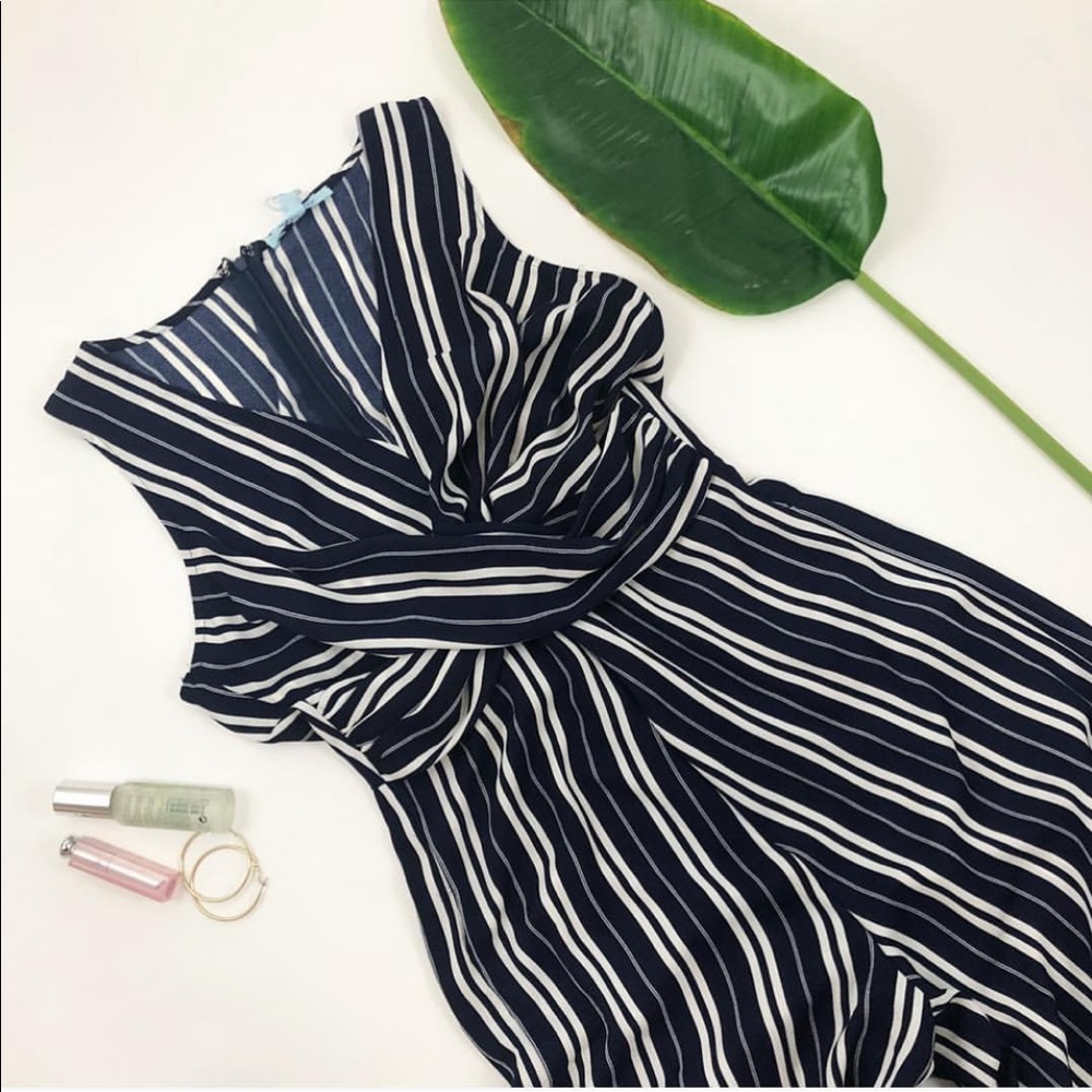SLEEVELESS STRIPED JUMPSUIT - Picture 2 of 7